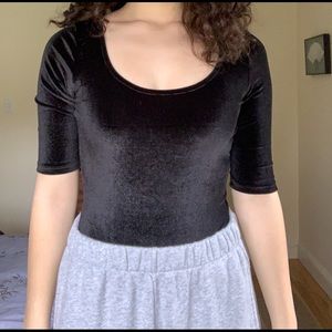 Velvet bodysuit
